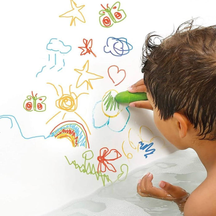 Lápices de colores para baño XL con soporte de cocodrilo