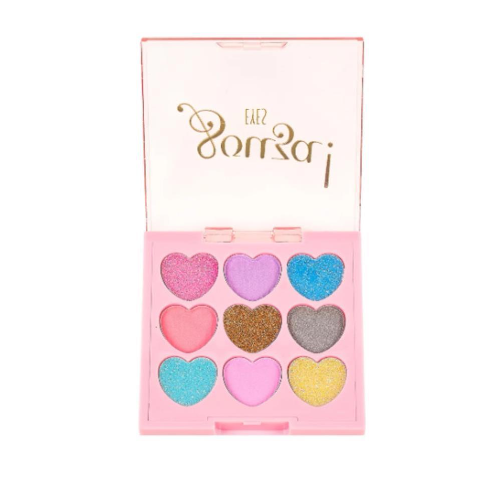 Souza 9-Color Glitter Eyeshadow Set