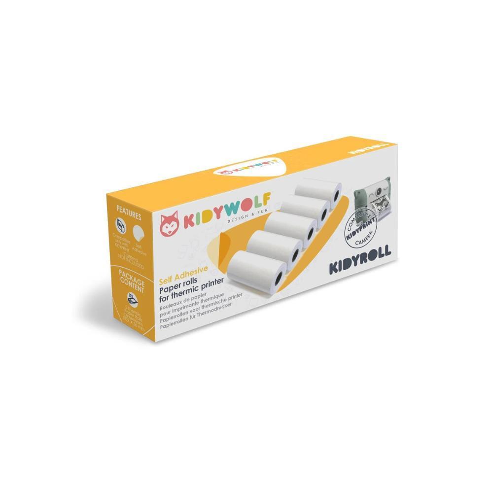 5 recambios de papel adhesivo térmico.