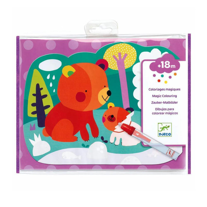 Pintura Mágica para Colorir com Água Escondido na Floresta