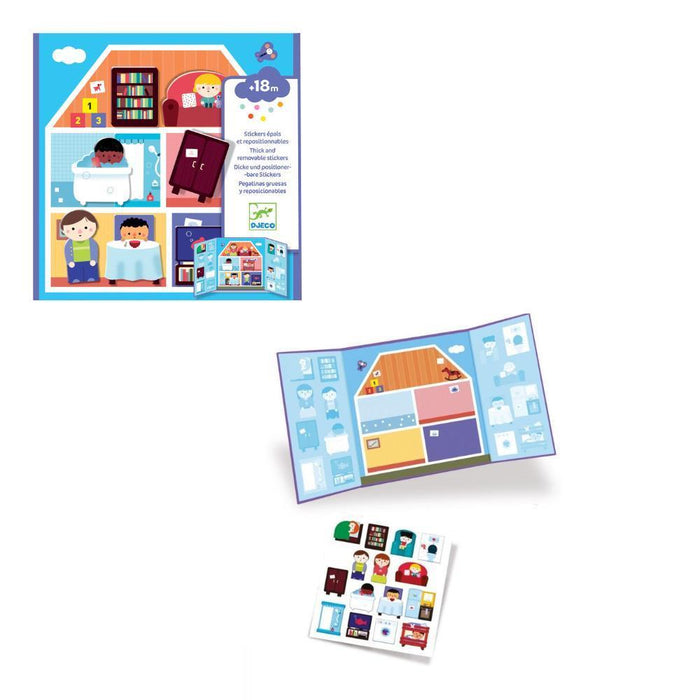 Autocolantes Reutilizáveis Casa