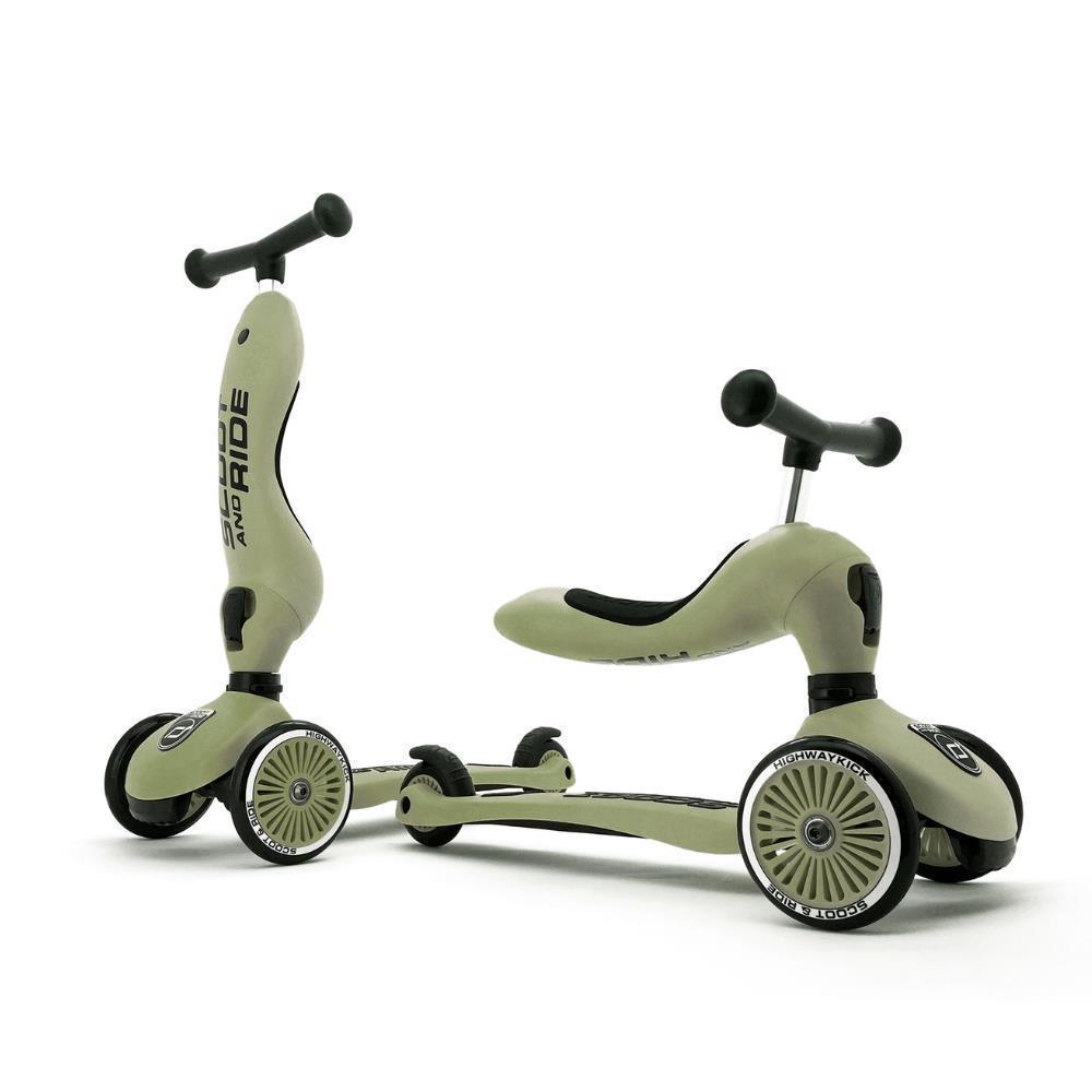 Patinete 2 en 1 Scoot & Ride Highwaykick 1 color oliva