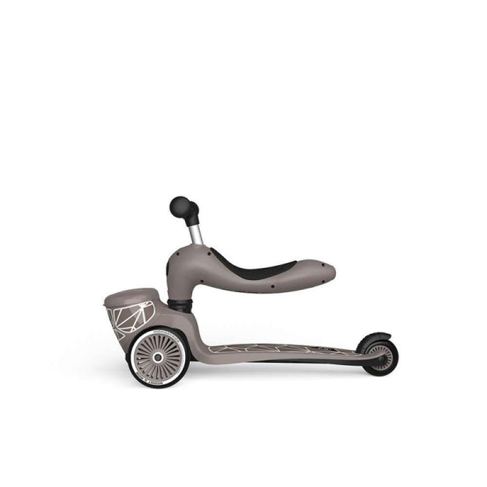 Trotinete 2em1 Scoot & Ride Highwaykick 1 Lifestyle Brown Lines