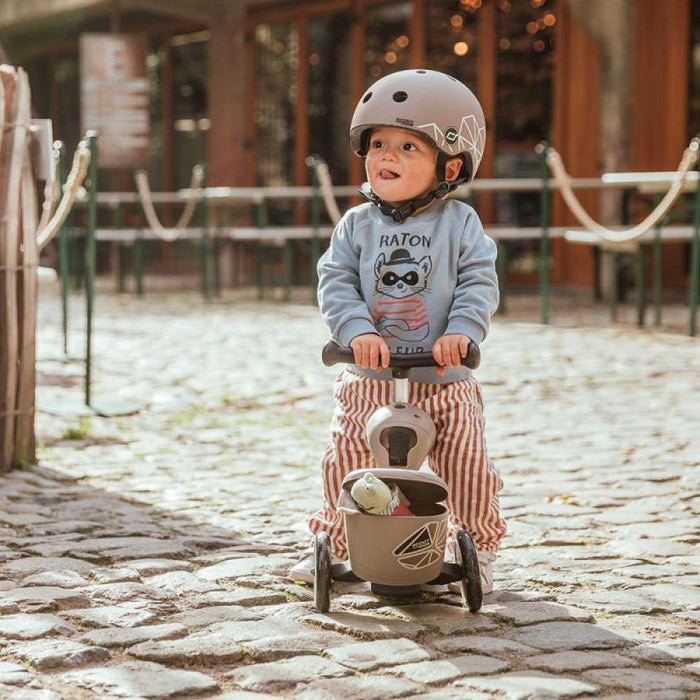 Trotinete 2em1 Scoot & Ride Highwaykick 1 Lifestyle Brown Lines