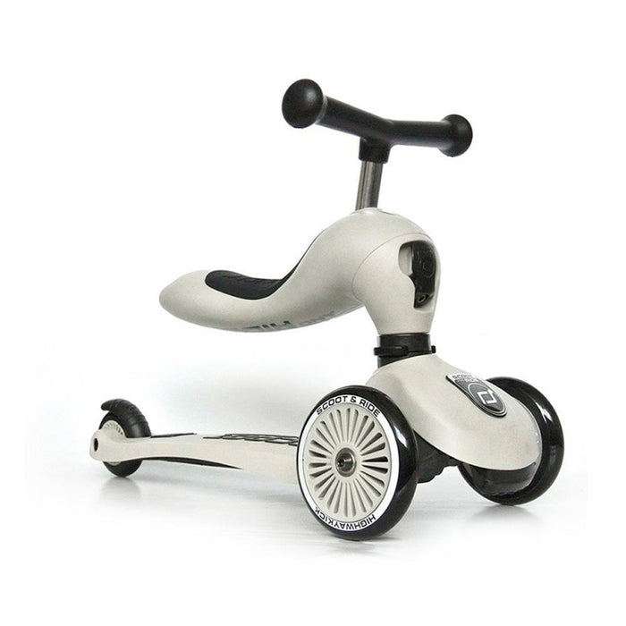 Trotinete 2em1 Scoot & Ride Highwaykick 1 Ash