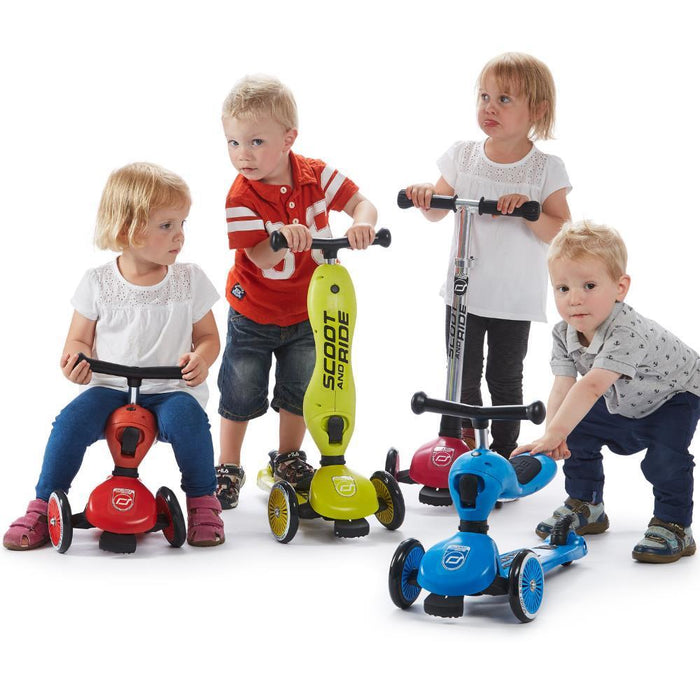 Trotinete 2em1 Scoot & Ride Highwaykick 1 Ash