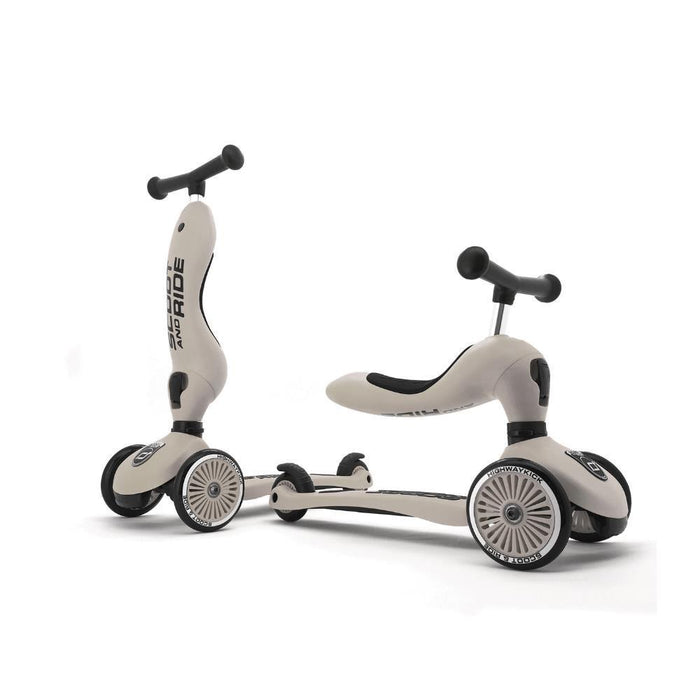 Trotinete 2em1 Scoot & Ride Highwaykick 1 Ash