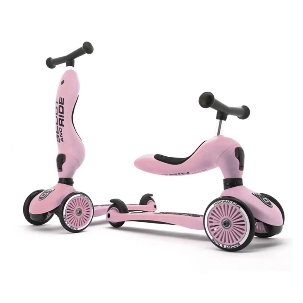 Scoot & Ride Highwaykick 1 2-in-1 Scooter Rose