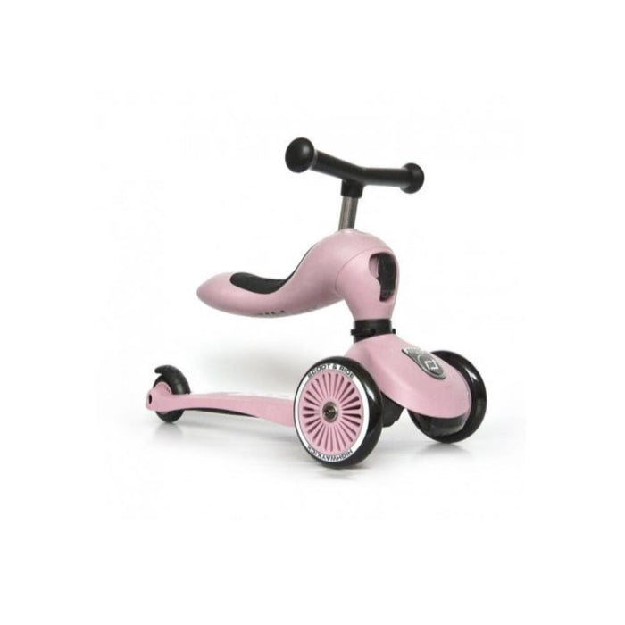 Trotinete 2em1 Scoot & Ride Highwaykick 1 Rose