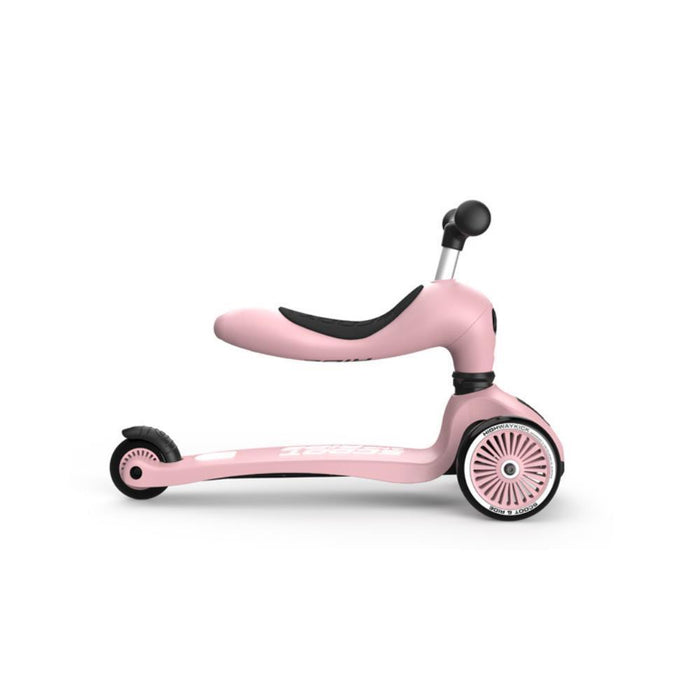 Trotinete 2em1 Scoot & Ride Highwaykick 1 Rose