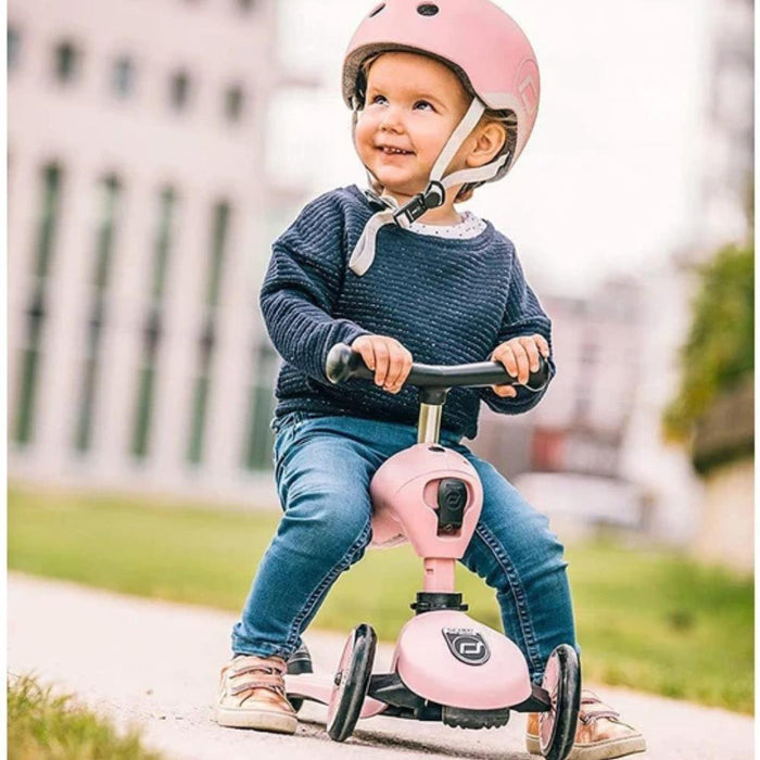 Trotinete 2em1 Scoot & Ride Highwaykick 1 Rose