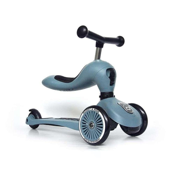 Trotinete 2em1 Scoot & Ride Highwaykick 1 Steel