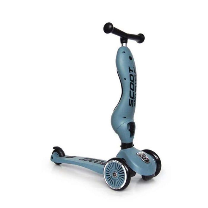 Trotinete 2em1 Scoot & Ride Highwaykick 1 Steel