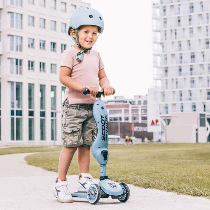 Trotinete 2em1 Scoot & Ride Highwaykick 1 Steel