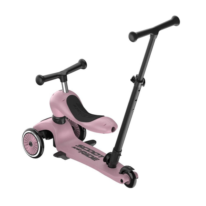 Trotinete 2em1 Scoot & Ride Highwaykick 1 Push and Go Wildberry