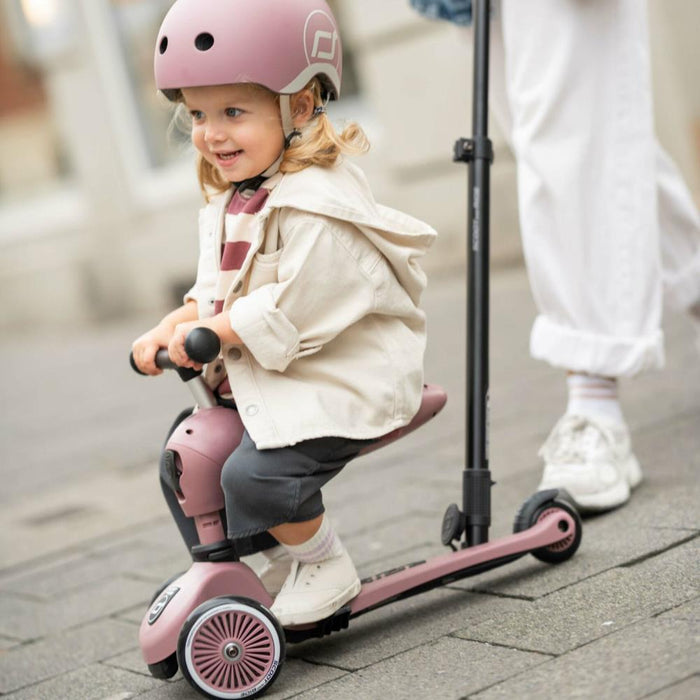 Trotinete 2em1 Scoot & Ride Highwaykick 1 Push and Go Wildberry