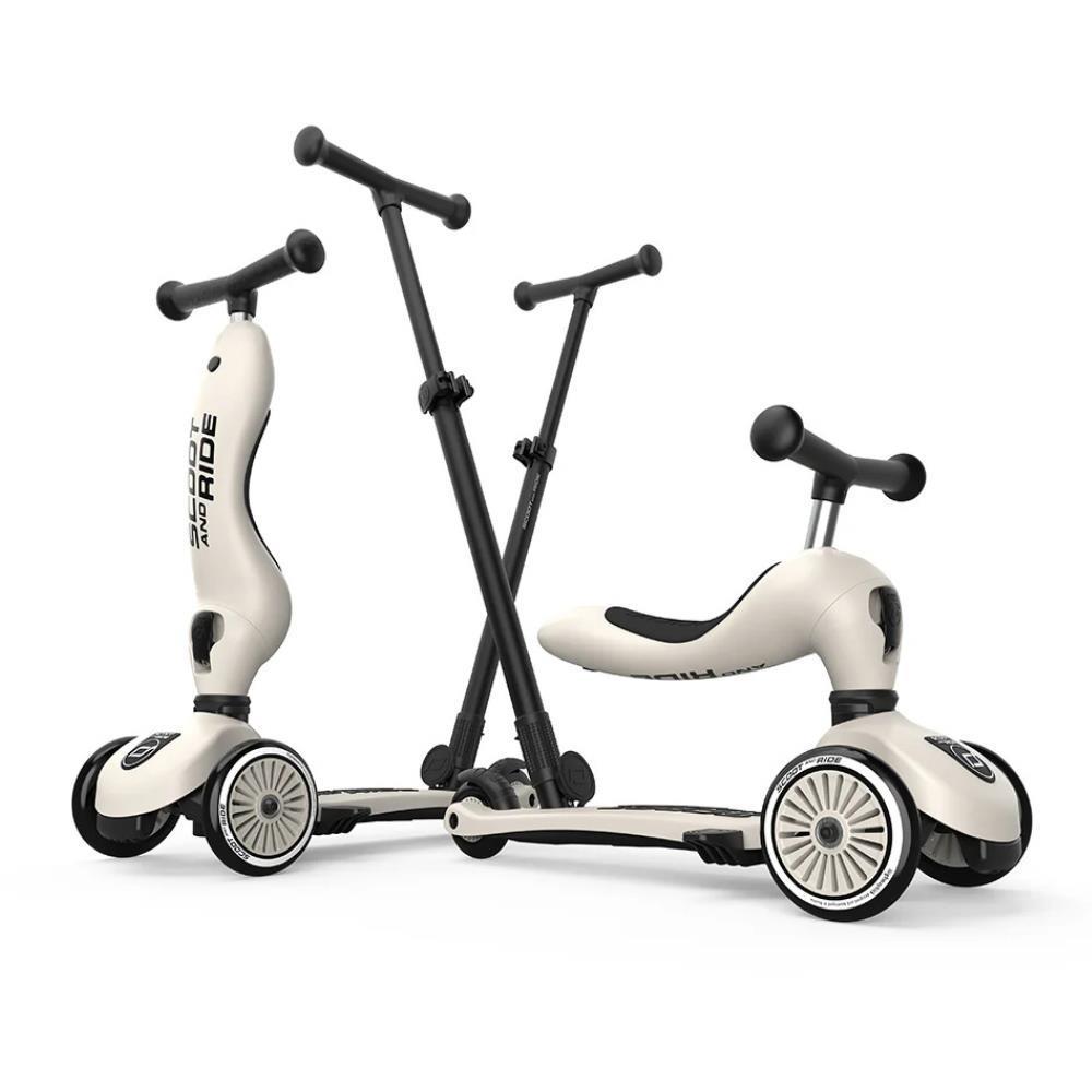 Scoot & Ride Highwaykick 1 2-in-1 Scooter and Ride-on Ash