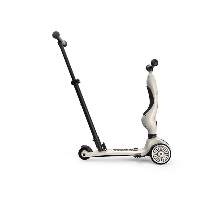 Trotinete 2em1 Scoot & Ride Highwaykick 1 Push and Go Ash