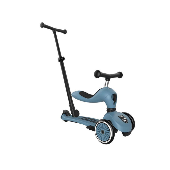 Trotinete 2em1 Scoot & Ride Highwaykick 1 Push and Go Steel