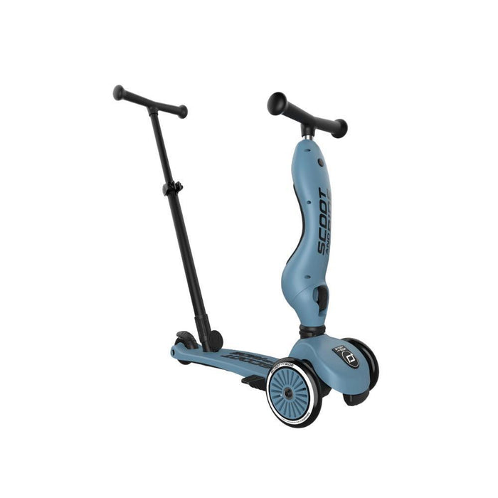Trotinete 2em1 Scoot & Ride Highwaykick 1 Push and Go Steel