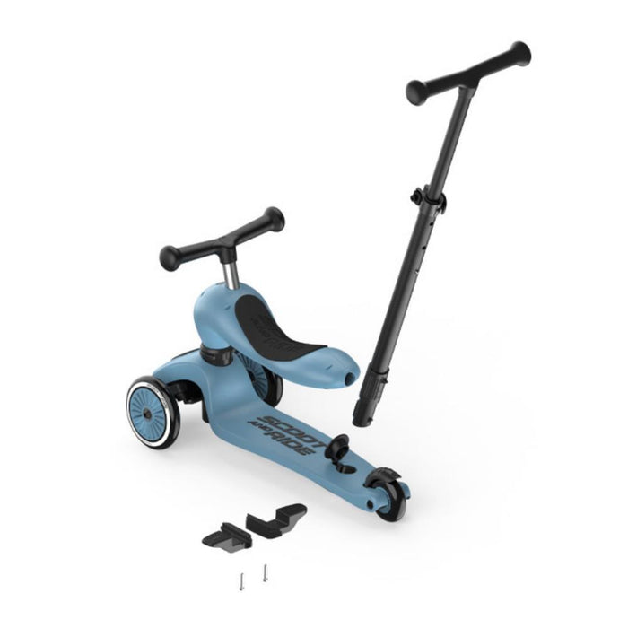 Trotinete 2em1 Scoot & Ride Highwaykick 1 Push and Go Steel