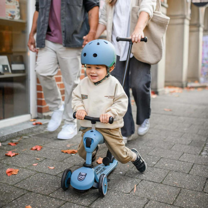 Trotinete 2em1 Scoot & Ride Highwaykick 1 Push and Go Steel