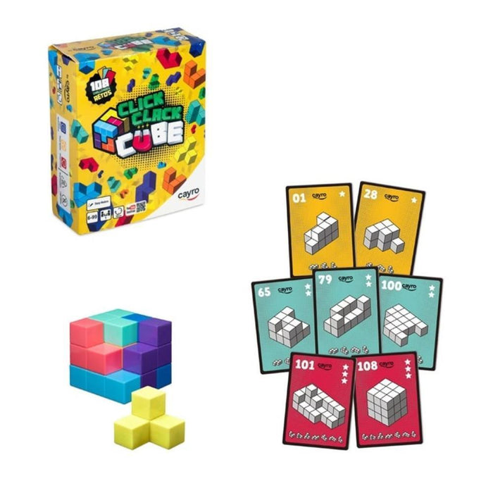 Jogo Magnético Lógico Cayro Click Clack Cube