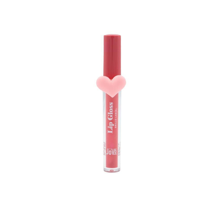 Lip Gloss com Anel Coração