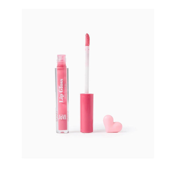 Lip Gloss com Anel Coração