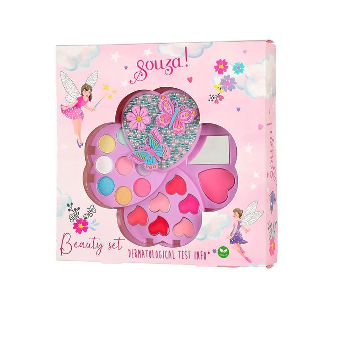 Conjunto de Maquilhagem com Caixa Coração