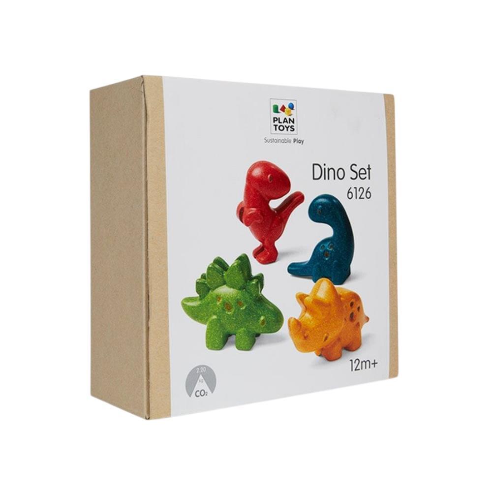 PlanToys Wooden Dinosaur Set of 4