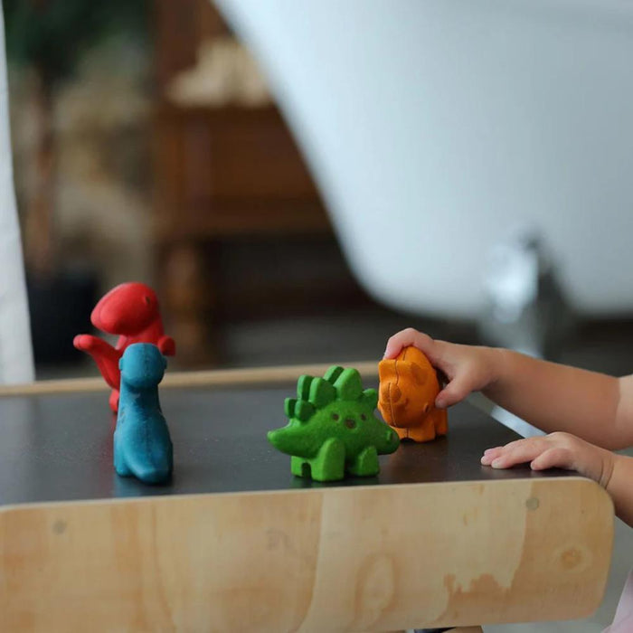 Conjunto com 4 Dinossauros PlanToys