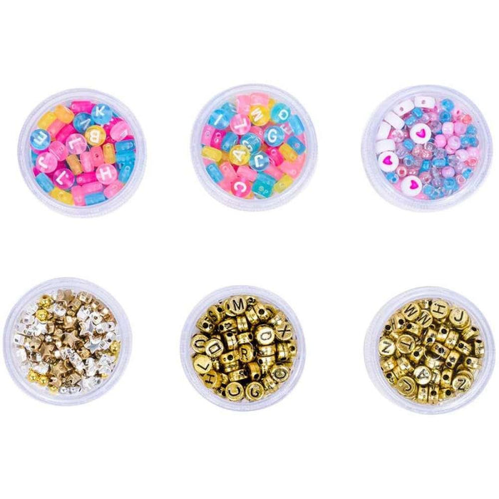 Kit para Criação de Pulseiras de Missangas Alfabeto