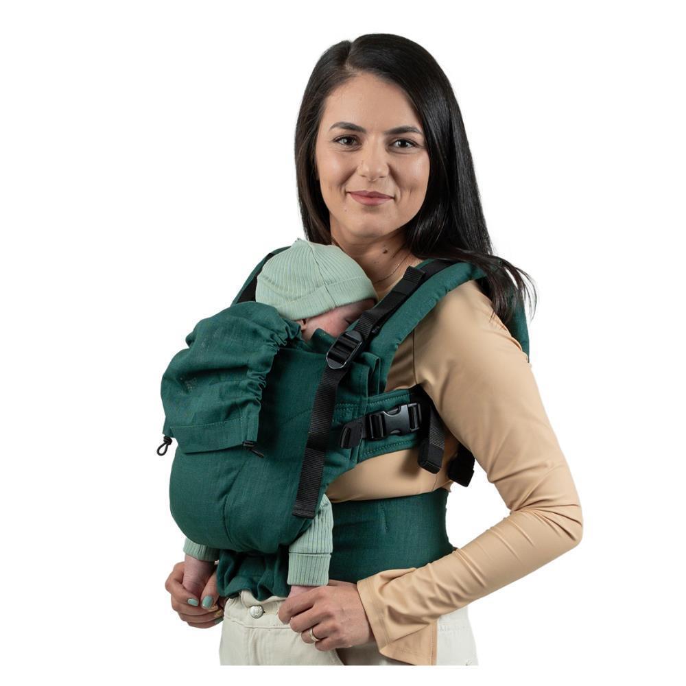 Isara The One Linen Evergreen Baby Carrier