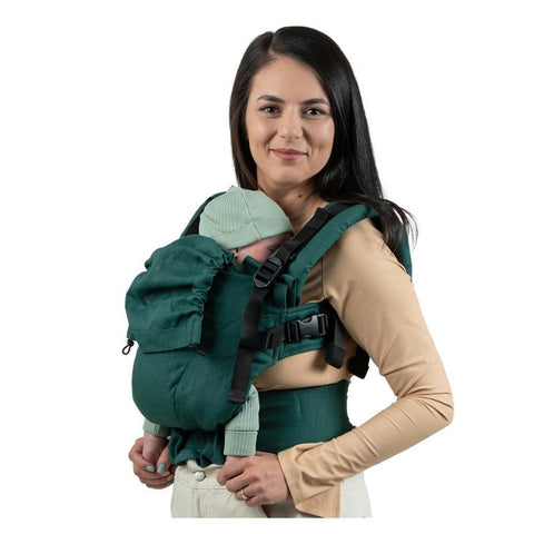 Marsúpio/Porta-Bebés Isara The One Linen Evergreen
