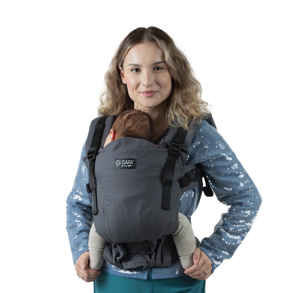 Isara The One Linen Graphite Baby Carrier