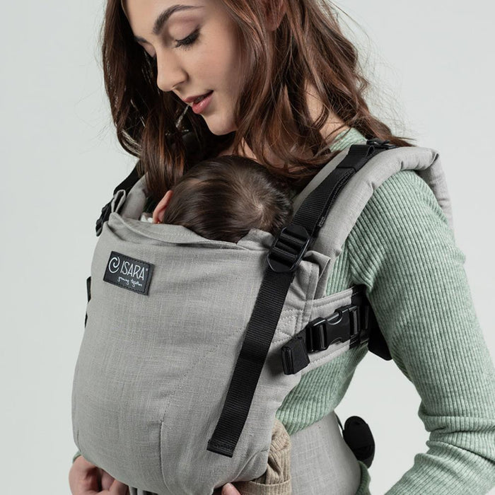Marsúpio/Porta-Bebés Isara The One Linen Misty