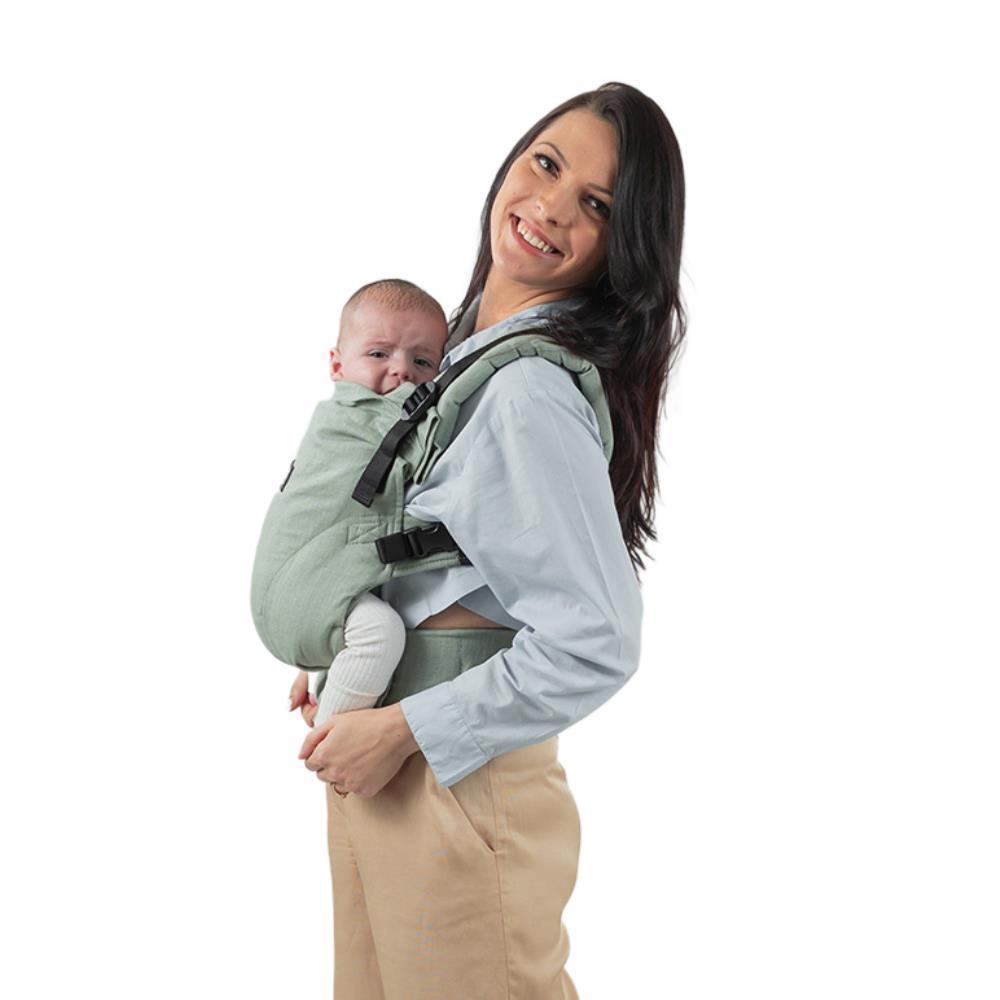 Isara The One Linen Sage Green Baby Carrier