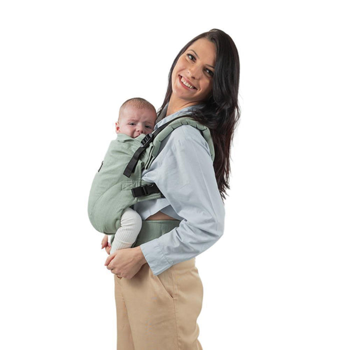 Marsúpio/Porta-Bebés Isara The One Linen Sage Green