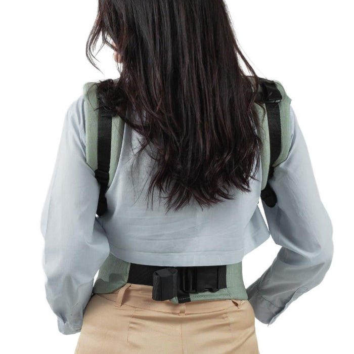 Marsúpio/Porta-Bebés Isara The One Linen Sage Green