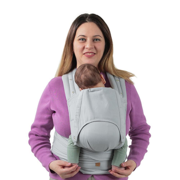 Marsúpio/Porta-Bebés Isara Quick Half Buckle Pearl Grey