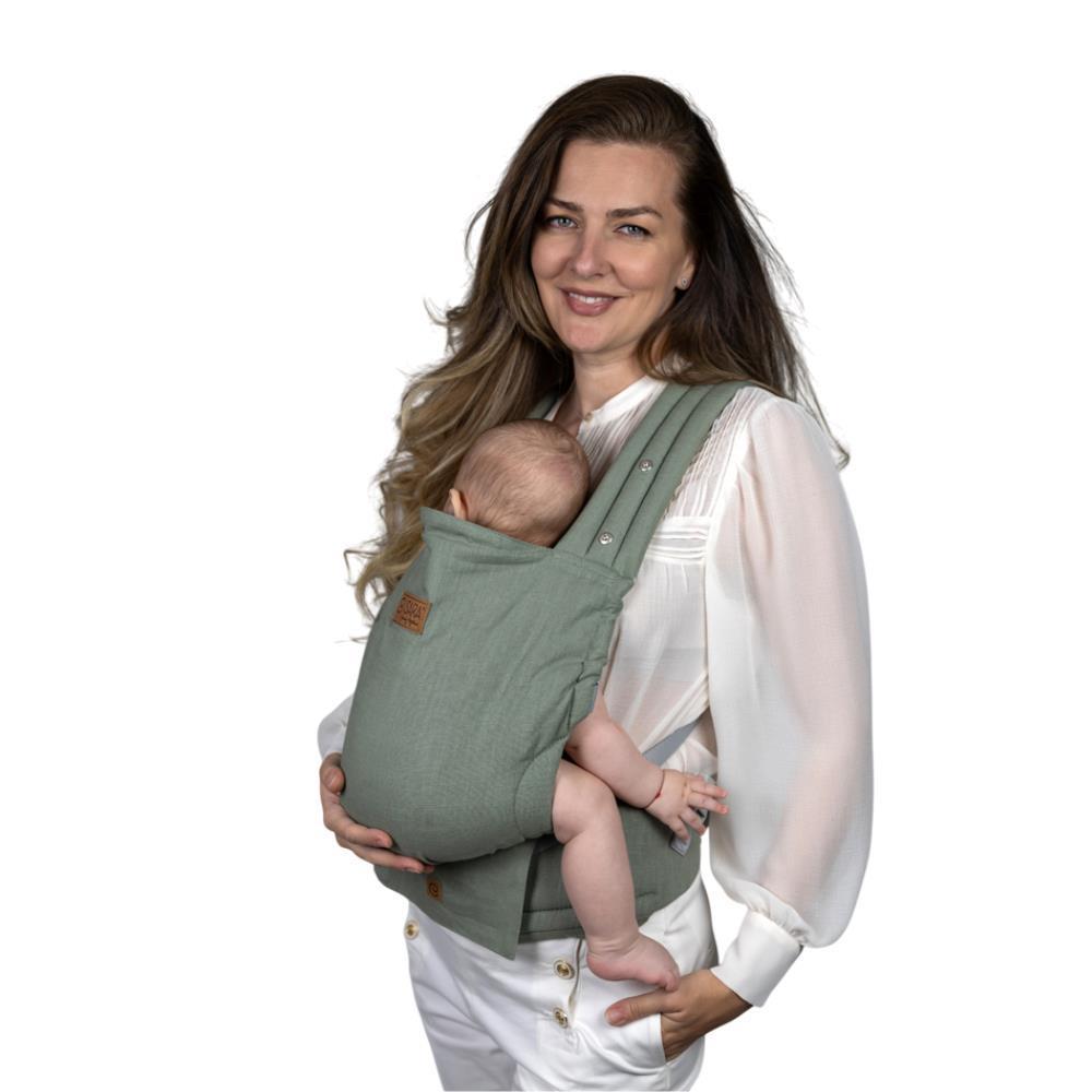 Isara Elite Sage Green Linen Baby Carrier