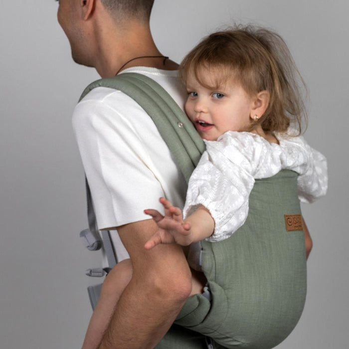 Marsúpio/Porta-Bebés Isara Elite Sage Green Linen