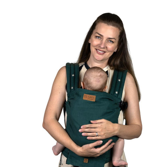 Marsúpio/Porta-Bebés Isara Elite Evergreen Linen