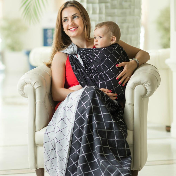 Pano Isara Woven Wrap Diamonda Black