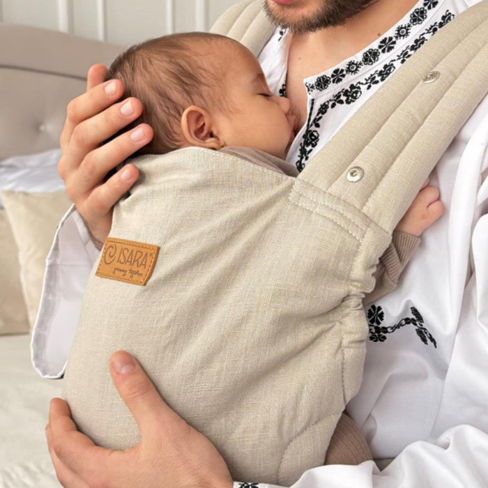 Marsúpio/Porta-Bebés Isara Elite Linen Sandstone
