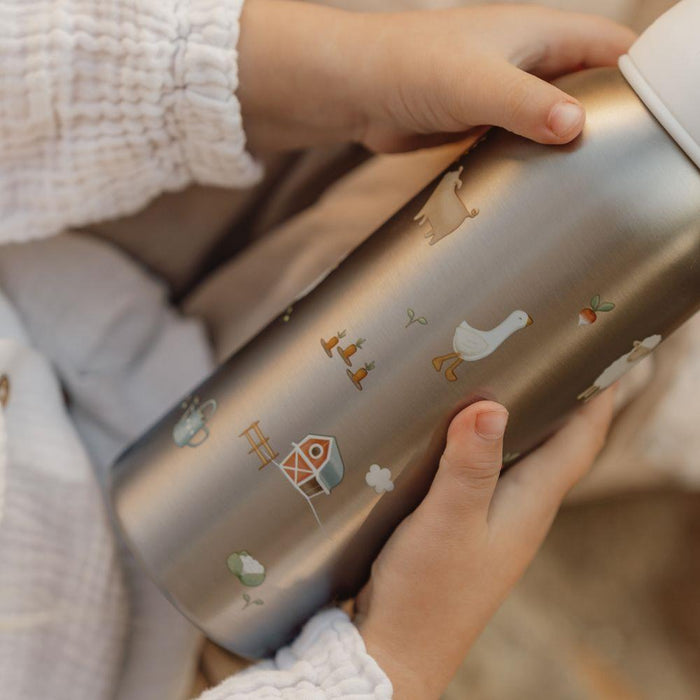 Little Farm Stainless Steel Thermal Bottle 350 ml