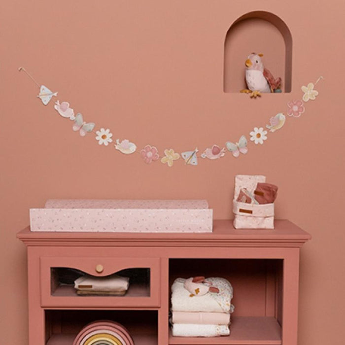 Colchão Muda Fraldas Little Dutch Pink Flowers 50x70cm