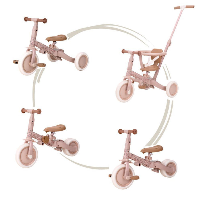 Triciclo Evolutivo 4 em 1 Little Dutch Fairy Floral