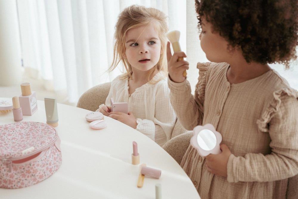 Mala de Maquilhagem com Acessórios em Madeira Little Dutch